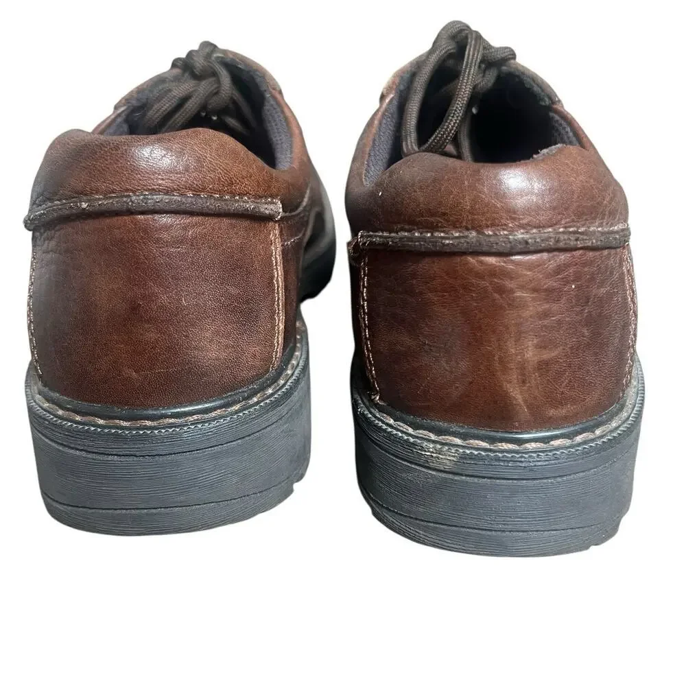 GH Bass Brown Leather Nixon Oxford Shoes Size 7M Dress Shoes